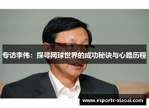 专访李伟：探寻网球世界的成功秘诀与心路历程